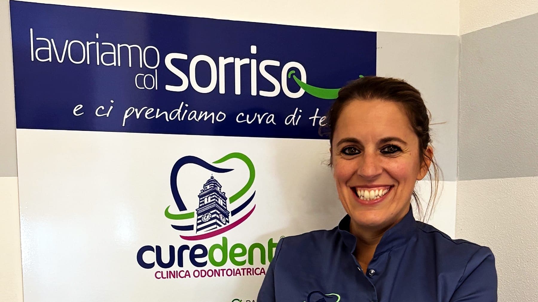 La Dott.ssa Elisa Giorgia Tosi, direttore sanitario di Curedent